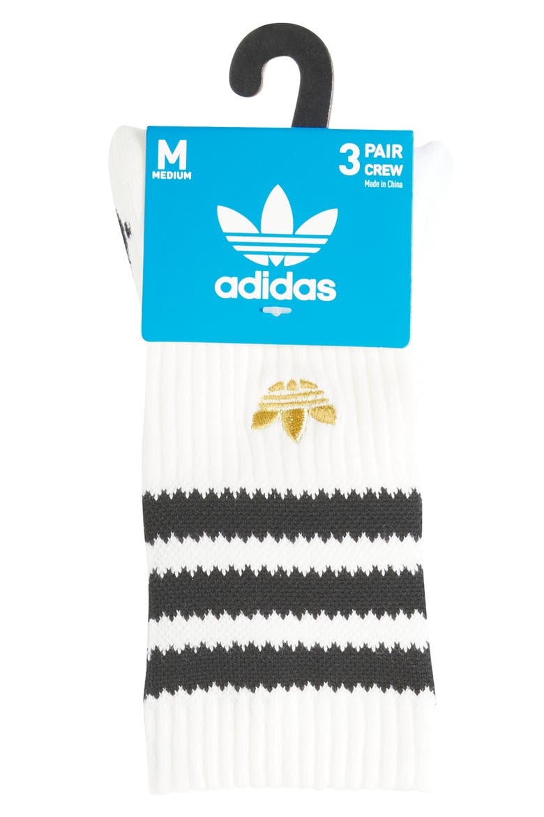 Assorted 3-Pack Originals Limited Performance Crew Socks, Alternate, color, LIGHT BEIGE