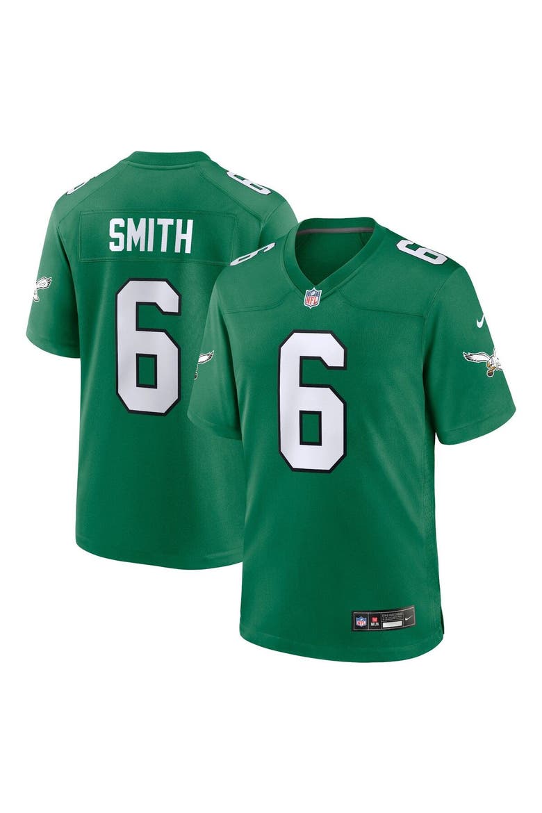 Youth Nike DeVonta Smith Kelly Green Philadelphia Eagles Game Jersey, Main, color, Kelly Green