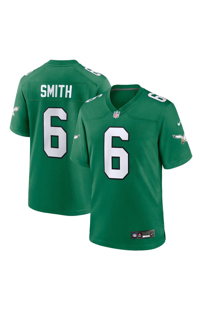 Nike Youth Nike DeVonta Smith Kelly Green Philadelphia Eagles Game Jersey, Main, color, Kelly Green