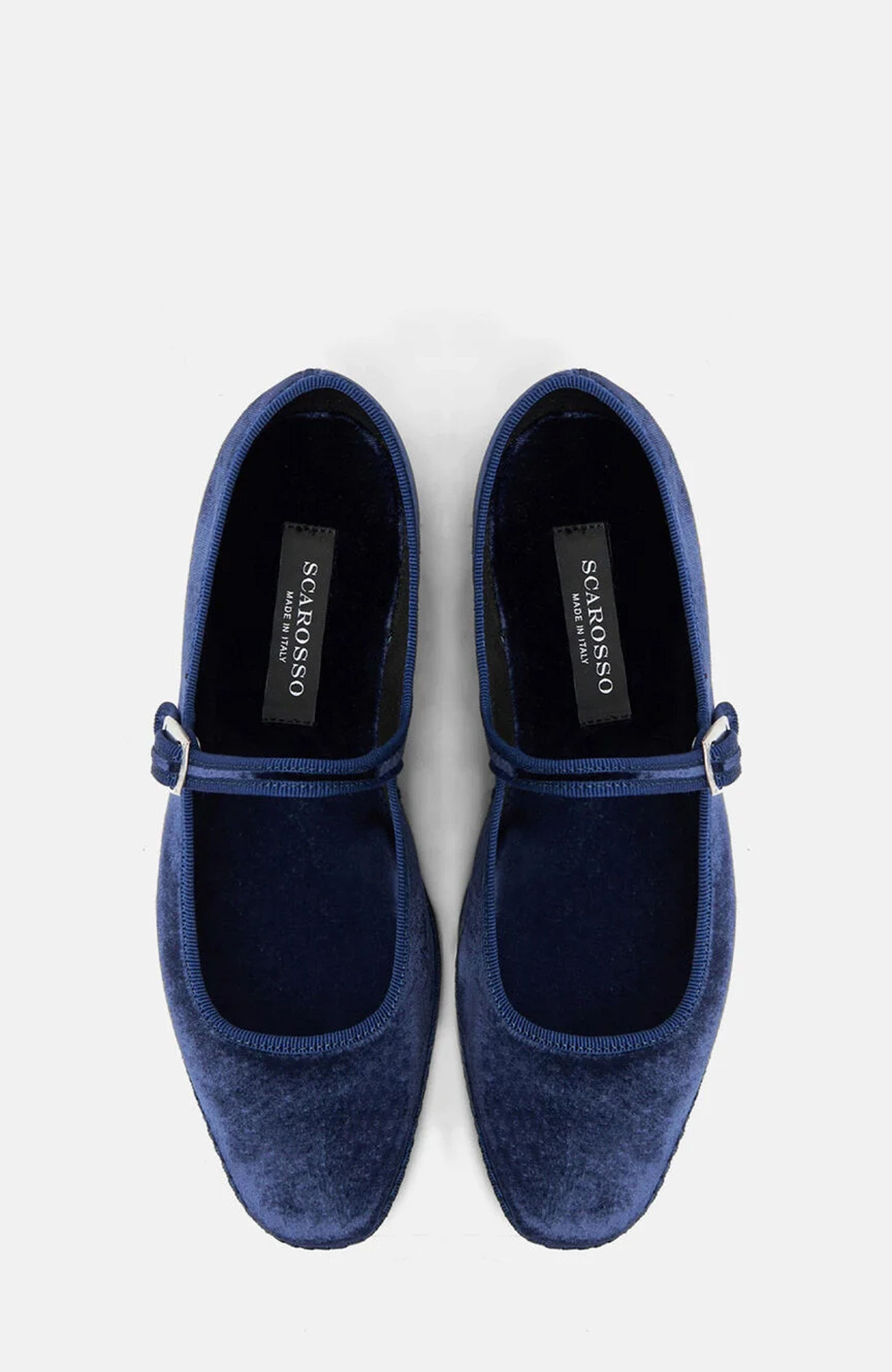Petra Slippers, Alternate, color, Blue - Velvet