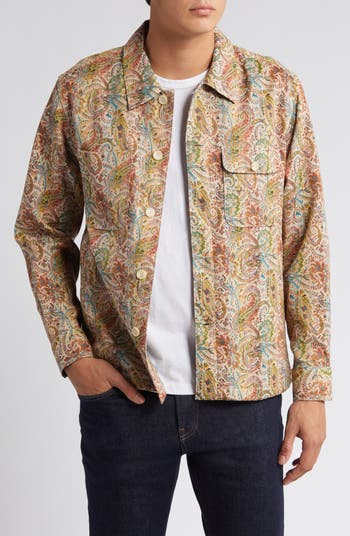 Corridor Paisley Jacquard Military Jacket Nordstrom