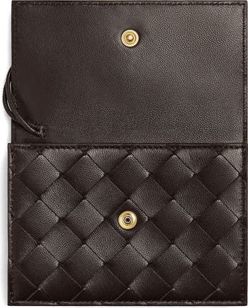 大人シンプル◆BOTTEGA VENETA Andiamo ジップ カードホルダー Bottega Veneta® Women's Andiamo Zippered Card Case in Black