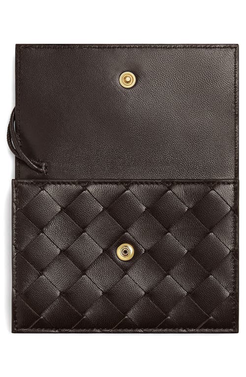 Bottega Veneta Andiamo Slip Intrecciato Leather Zip Card Case