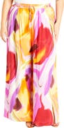 City Chic Esme Print Wide Leg Pants