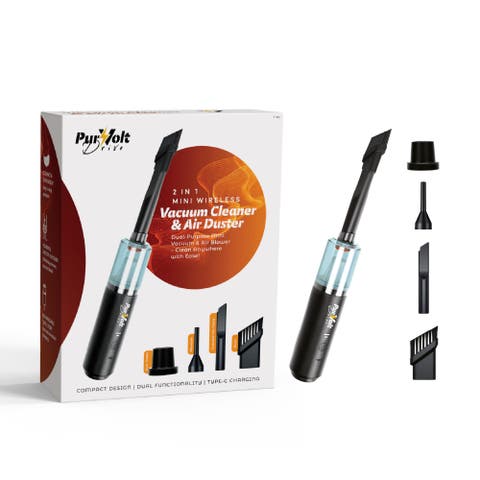 2-in-1 Mini Wireless Vacuum Cleaner & Air Duster