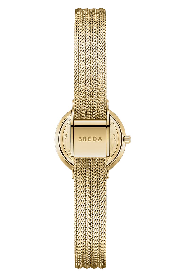 Beverly Mesh Strap Watch, 25mm, Alternate, color, GOLD
