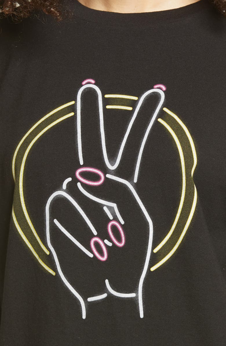 BP. Women's The Time Is Now Graphic Long Sleeve Tee, Alternate, color,