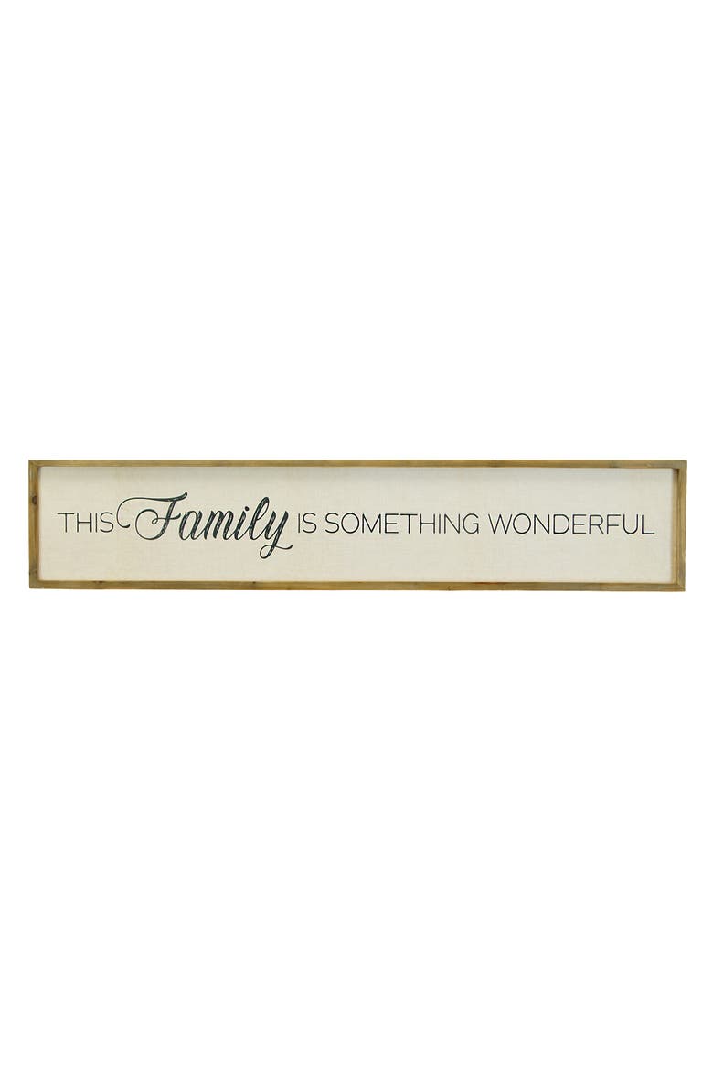 Family Sign, Main, color, White