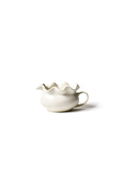 Signature White Ruffle Gravy Boat