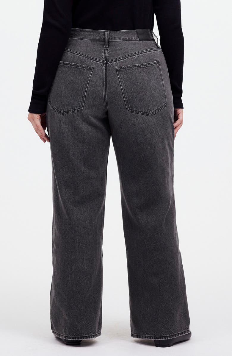 Madewell High Waist Superwide Leg Jeans, Alternate, color, Kingswood Wash