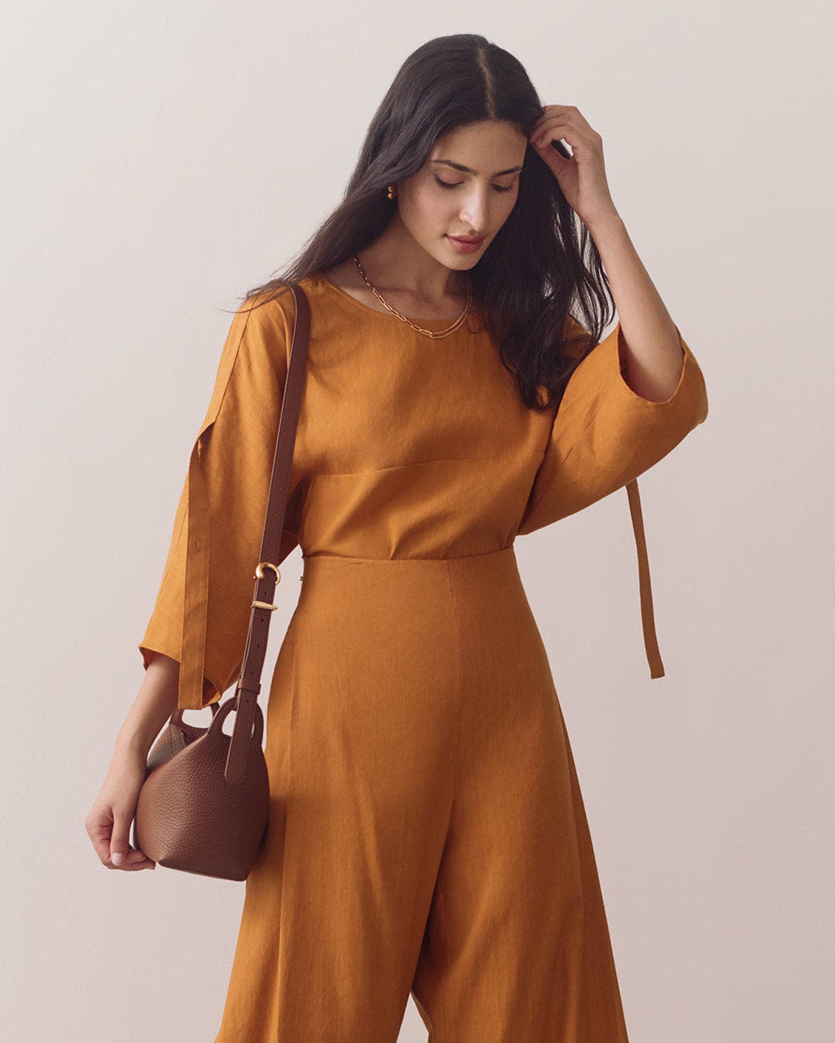 Cuyana Mini Paloma Bag, Alternate, color, Black