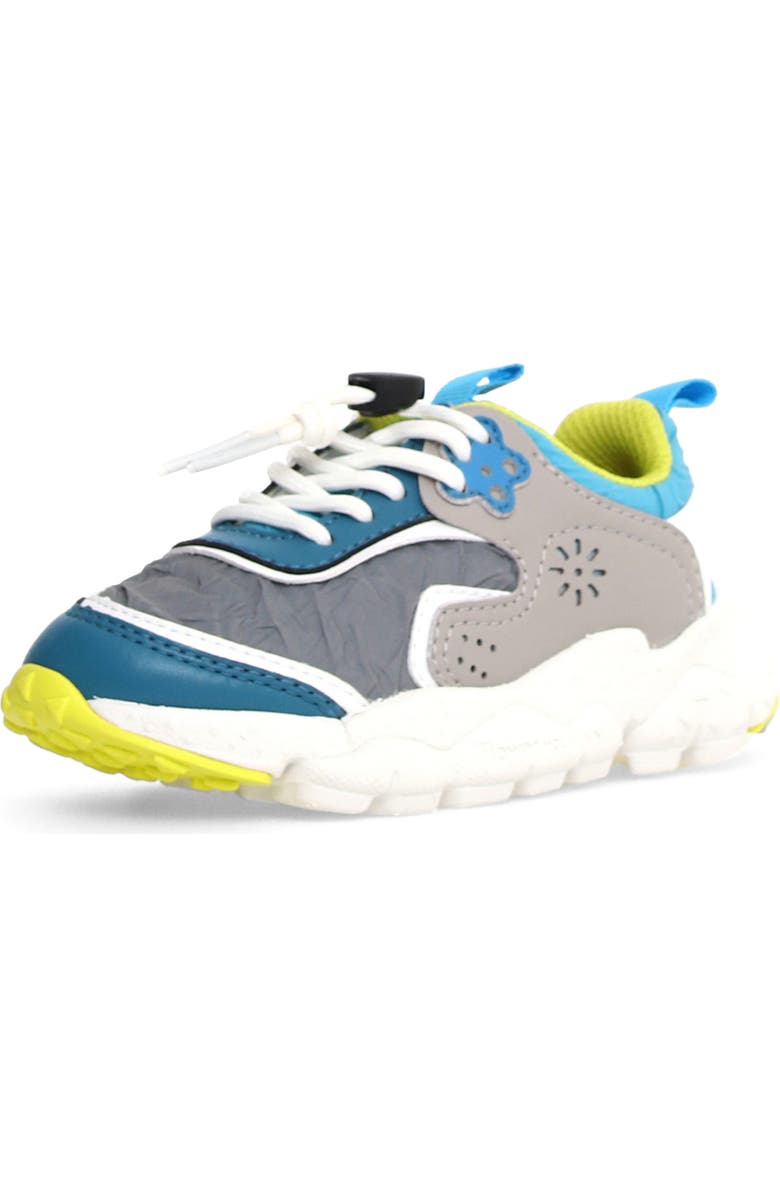 Flower MOUNTAIN Kids' Doi Sneaker, Main, color, Navy-Grey-Dark Grey-Celeste