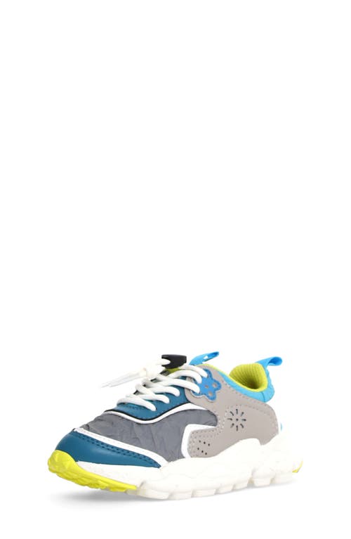 Naturino Kids' Doi Sneaker In Navy-grey-dark Grey-celeste