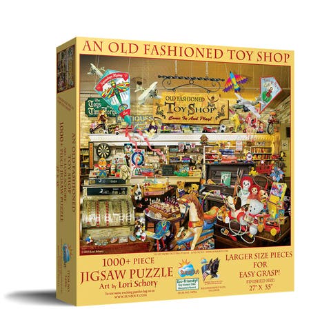 An Old Fashioned Toy Shop 1000 piece Jigsaw Puzzle for Adults Large Pieces
