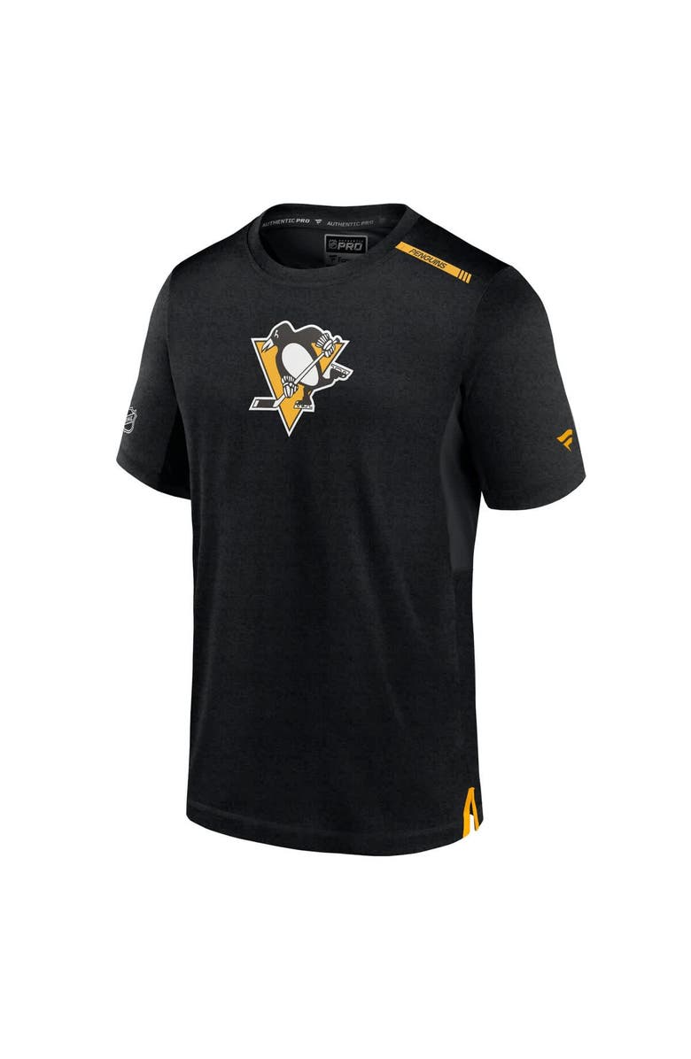 FANATICS Men's Fanatics  Black Pittsburgh Penguins Authentic Pro Performance T-Shirt, Alternate, color, Black