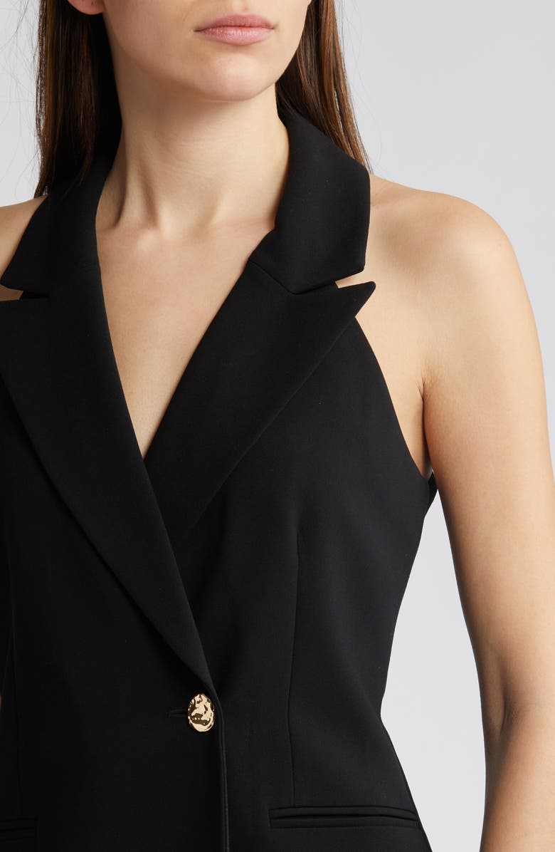 French Connection Whisper Sleeveless Blazer Minidress, Alternate, color,