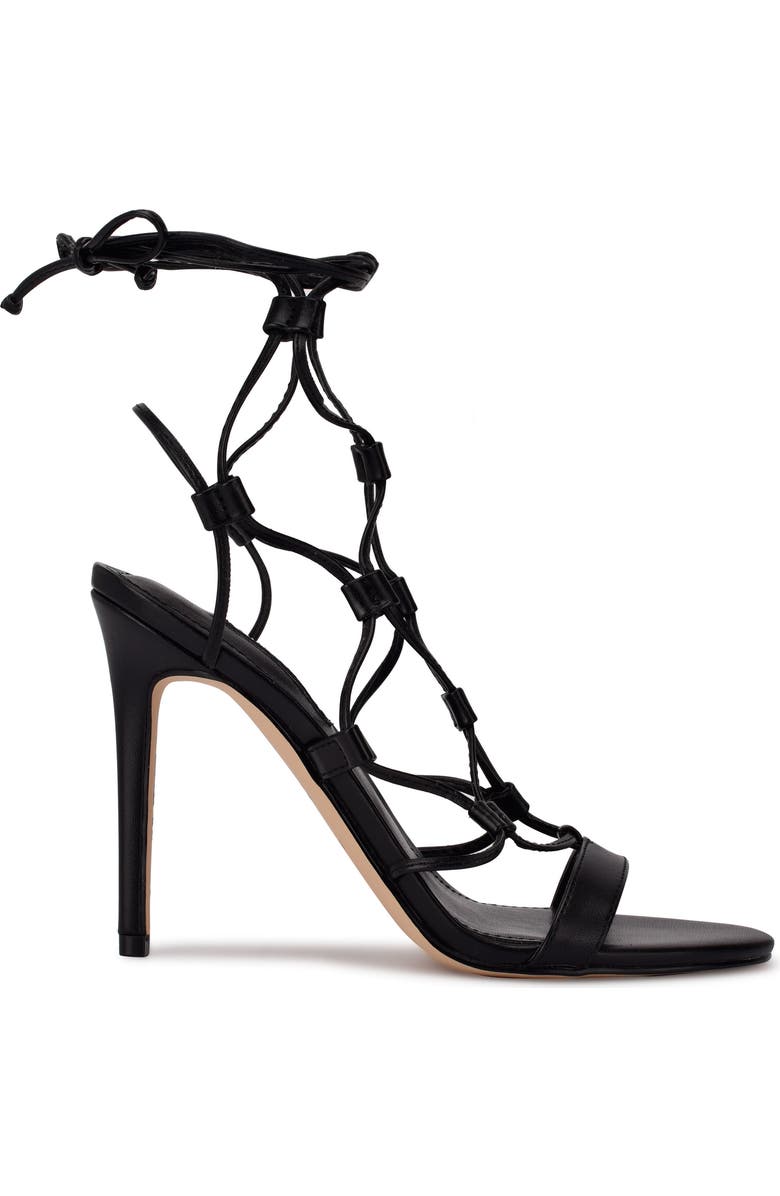 Nine West Mix Lace-Up Sandal, Alternate, color,
