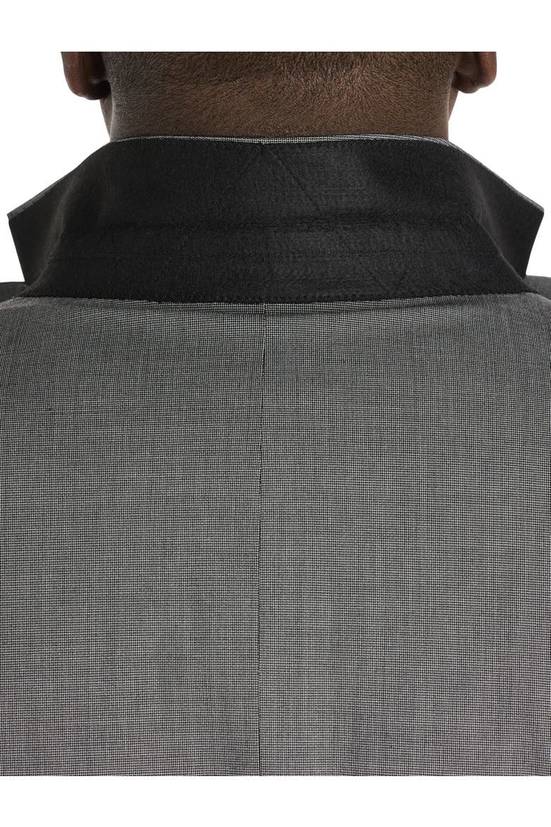 Big & Tall Jacket Relaxer Mini-Neat Suit Jacket, Alternate, color, BLACK