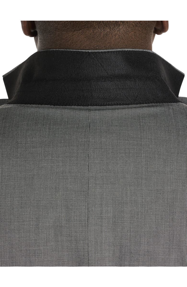 Oak Hill by DXL Big & Tall Jacket Relaxer Mini-Neat Suit Jacket, Alternate, color, Black