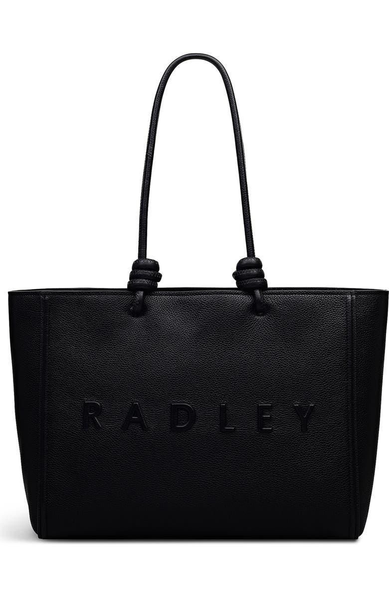 Radley Ridgeway Gardens Large Ziptop Satchel Bag, Main, color, Black