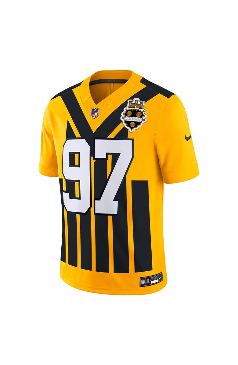 Nike Men's Nike Cameron Heyward Gold Pittsburgh Steelers Alternate Vapor F.U.S.E. Limited Jersey, Alternate, color, Gold