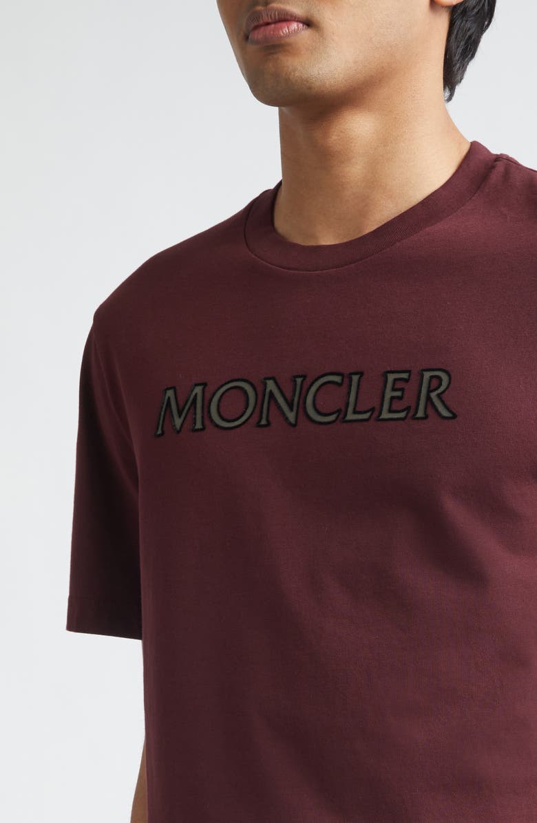 Moncler Logo Patch Graphic T-Shirt, Alternate, color, Port Royale