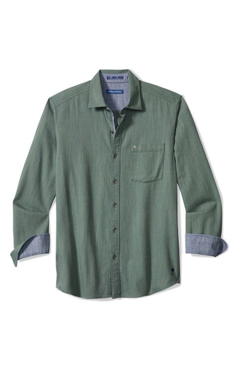 Dorado Stretch Cotton Button-Up Shirt (Big & Tall)
