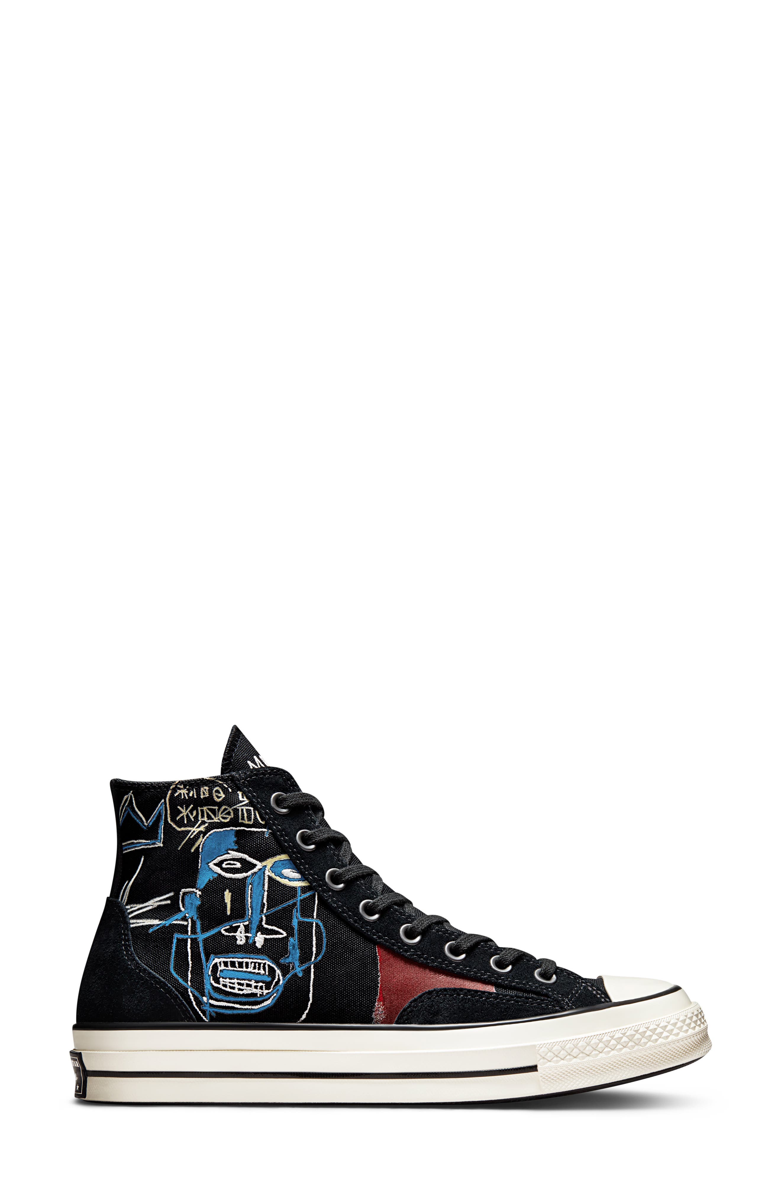 Converse x Jean-Michel Basquiat Chuck Taylor<sup>®</sup> All Star<sup>®</sup> 70 High Top Sneaker, Alternate, color, 