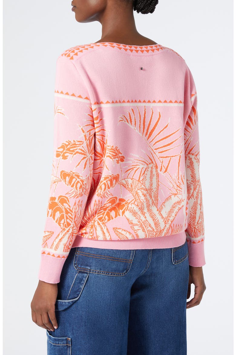 Fascino Hydrangea Sweater, Alternate, color, HYDRANGEA PINK