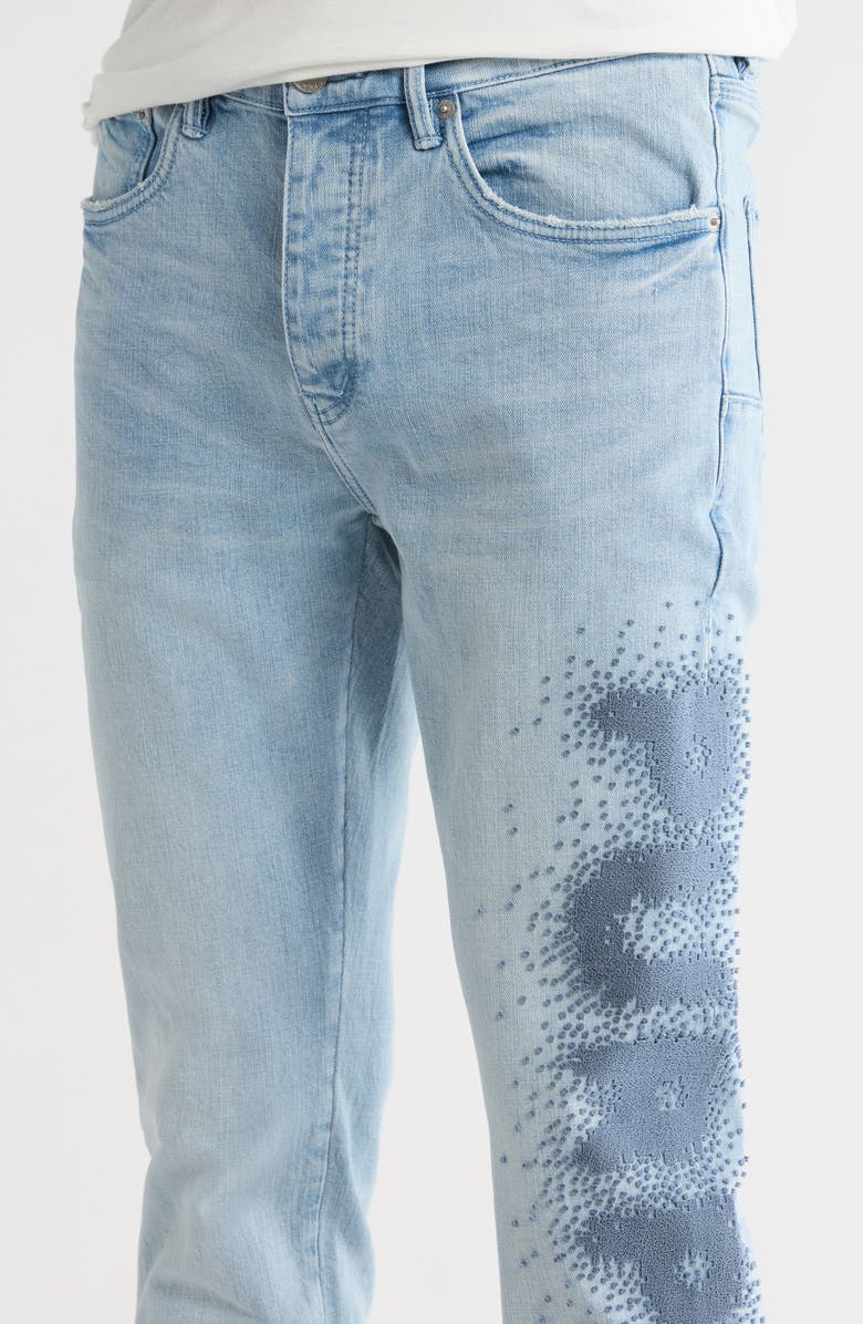 PURPLE BRAND P001 Tuffetage Skinny Jeans, Alternate, color, Light Indigo