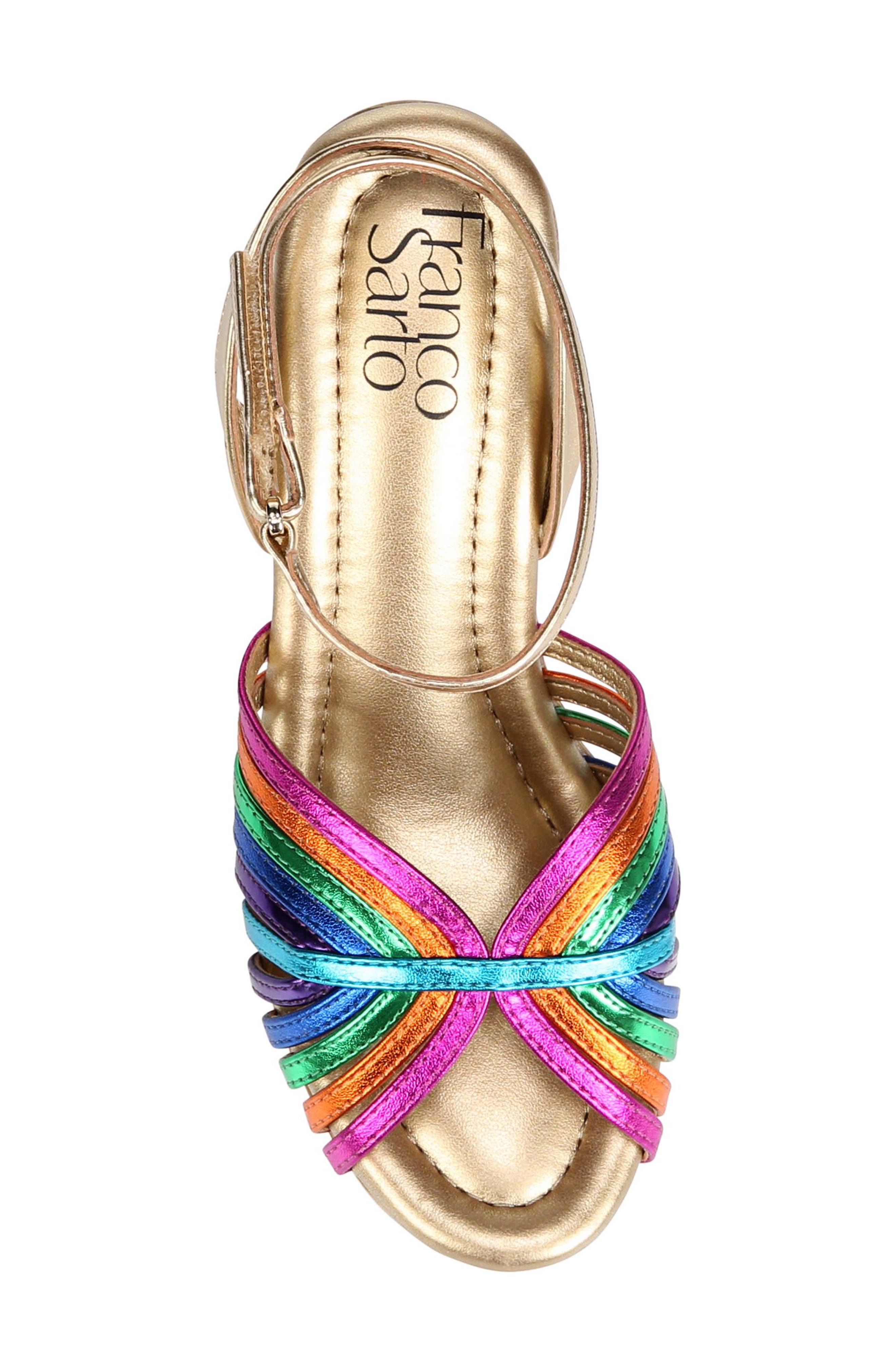 Franco Sarto Willow Ankle Strap Platform Sandal, Alternate, color, 