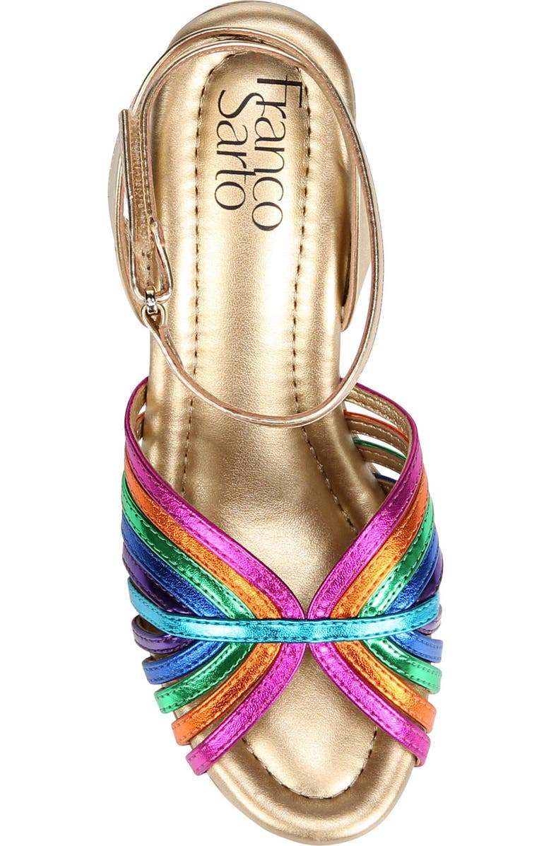 Franco Sarto Willow Ankle Strap Platform Sandal, Alternate, color,