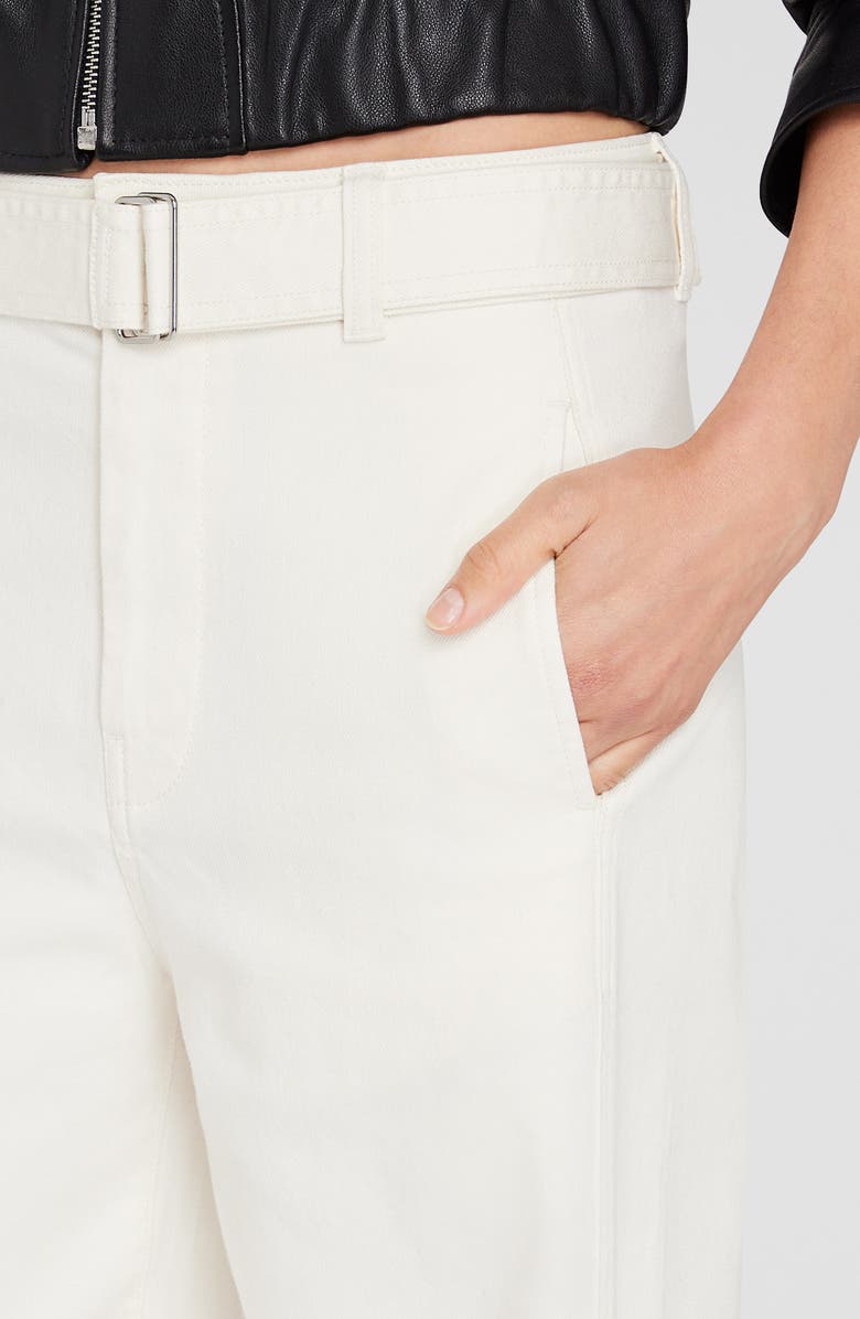 Club Monaco Belted Barrel Leg Utility Pants, Alternate, color, 