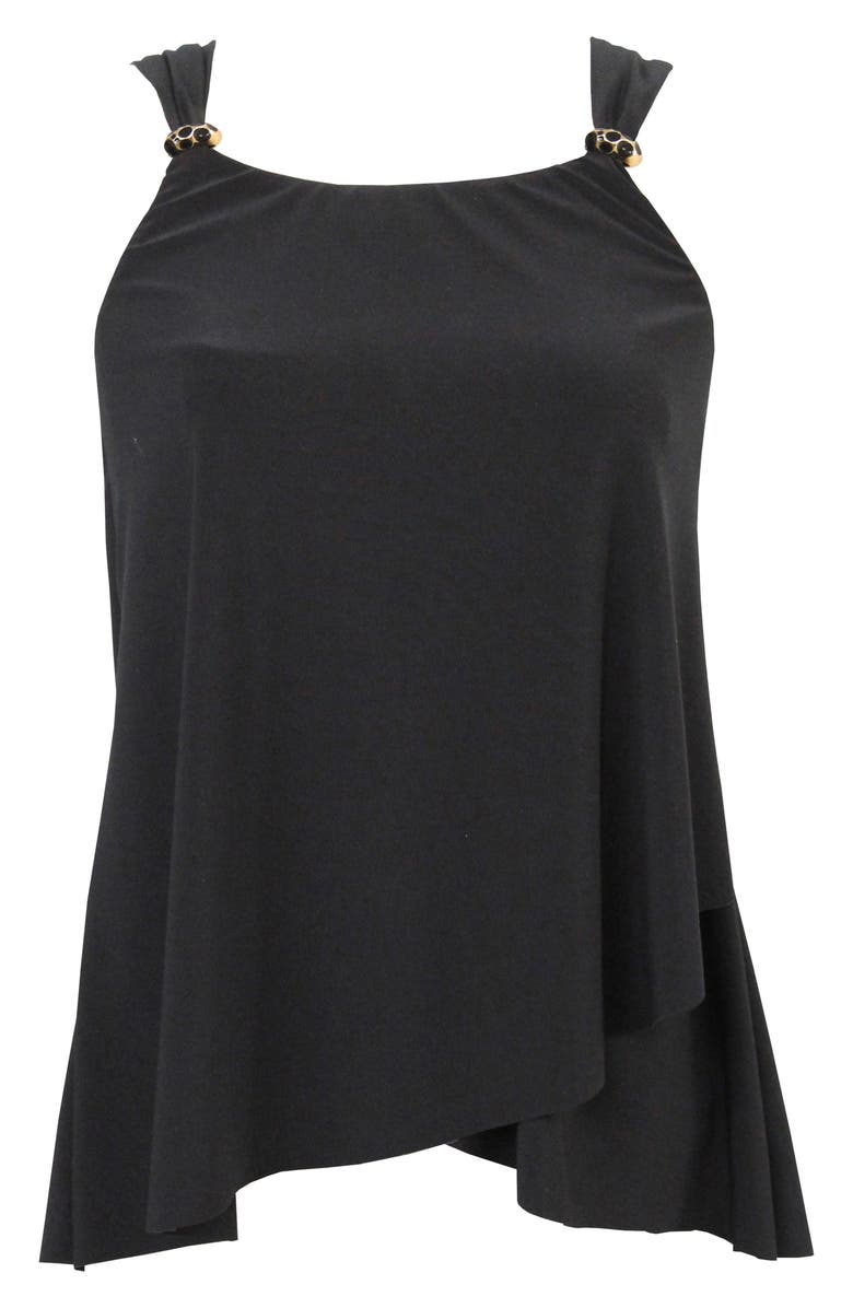 Miraclesuit<sup>®</sup> Razzle Dazzle Underwire Tankini Top, Alternate, color, Black