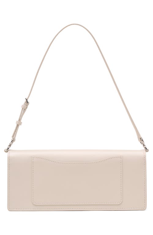 Marc Jacobs The Mirror Leather Shoulder Bag In White