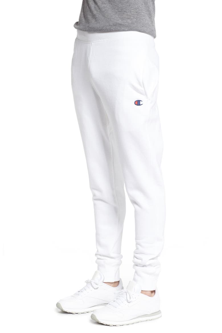 Reverse Weave® Joggers, Alternate, color, WHITE