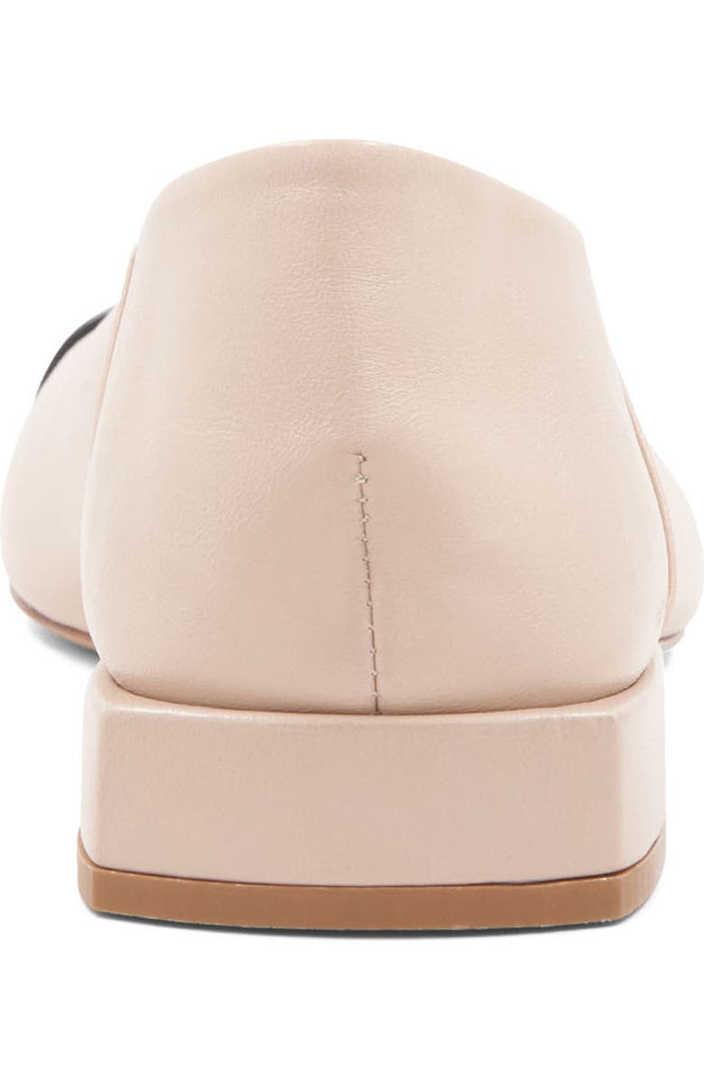 Bruno Magli Patria Square Toe Flat, Alternate, color, Sand/ Black