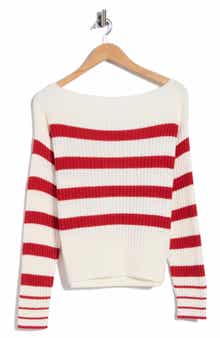 Vigoss Thermal Stitch Boat Neck Sweater