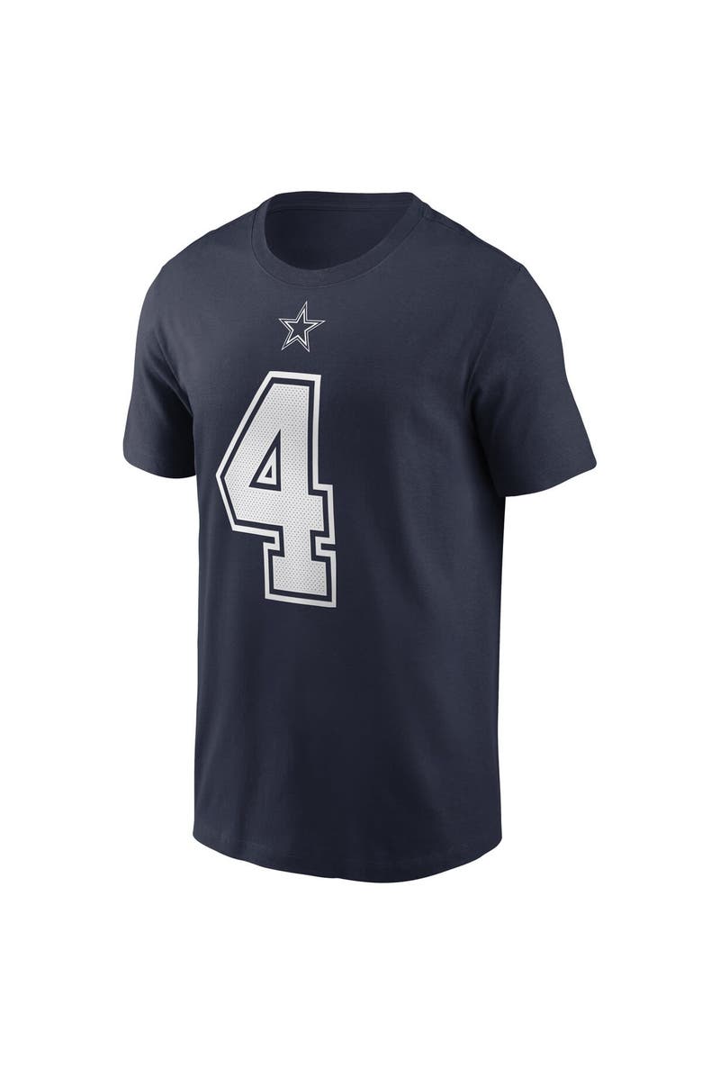 Nike Men's Nike Dak Prescott Navy Dallas Cowboys Name & Number T-Shirt, Alternate, color, 
