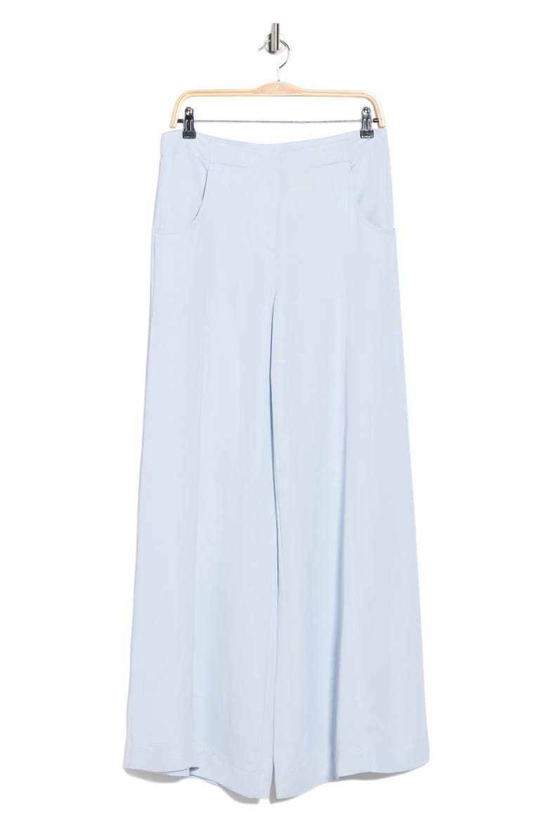 Demie Linen Blend Wide Leg Pants, Alternate, color, ANCIENT WATER