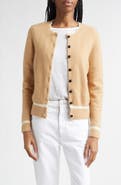 Isabel Marant Étoile Naia Scallop Trim Alpaca Blend Cardigan