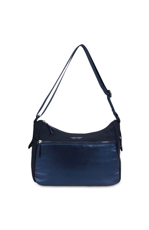 Leia Lightweight Shoulder Bag With Adjustable Handles & Glossy Accent
