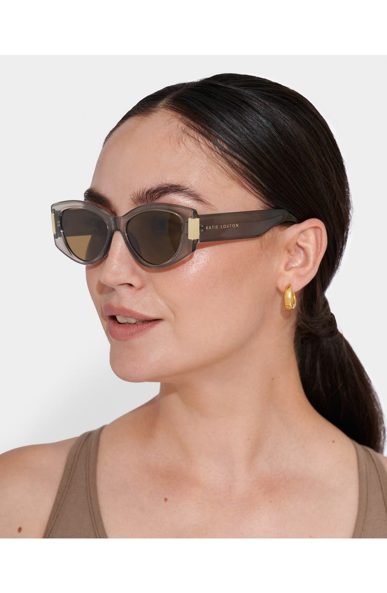 Katie Loxton Rimini Sunglasses in Mink, Alternate, color, Mink