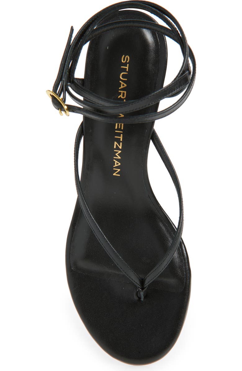 Stuart Weitzman Cabo II Sandal, Alternate, color, Black