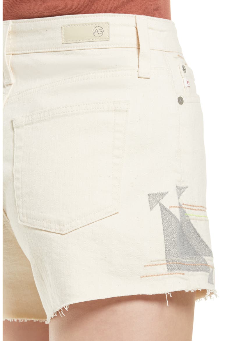 Alexxis High Waist Cutoff Denim Shorts, Alternate, color, CABRILLO EMBROIDERED
