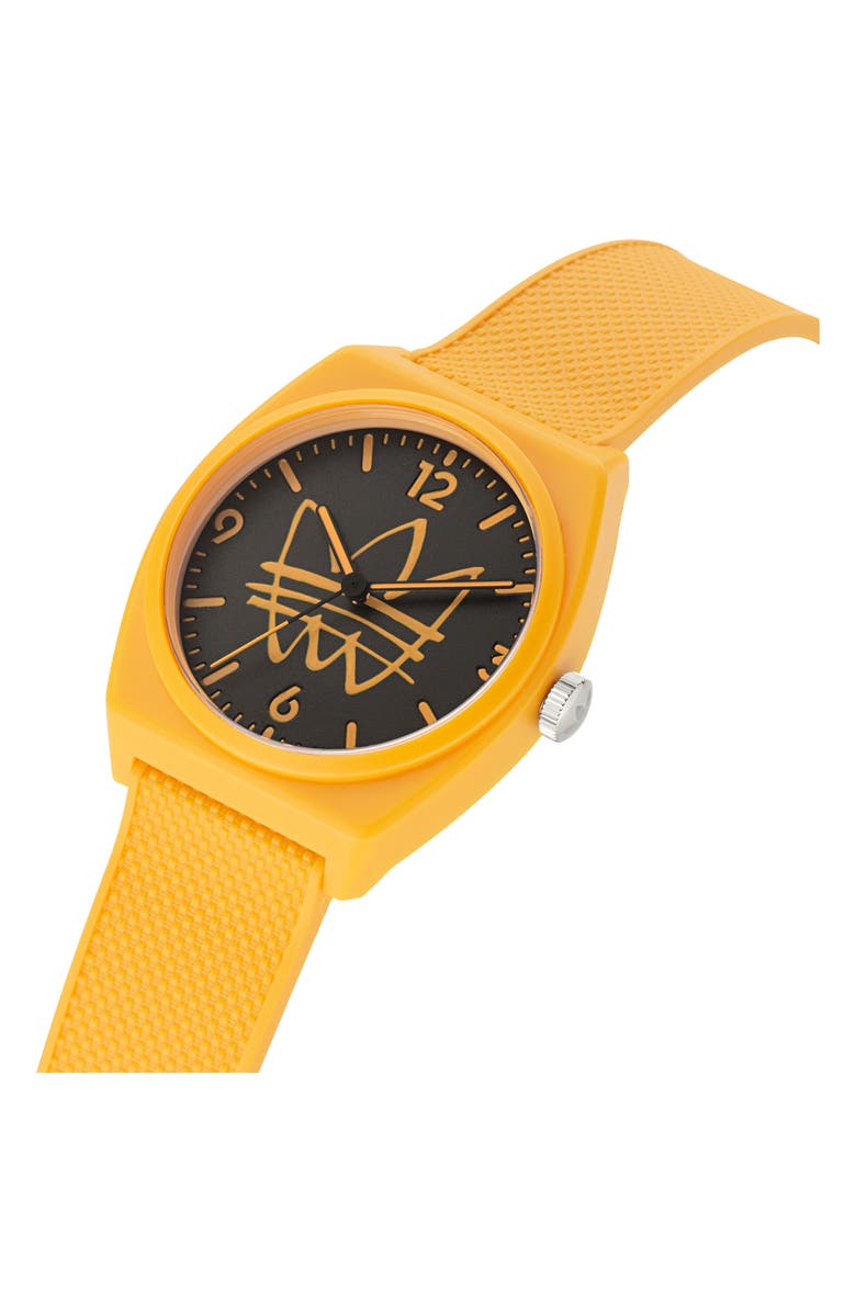adidas Project Two Resin Rubber Strap Watch, 38mm, Alternate, color,