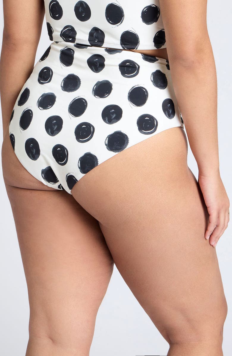 ELOQUII High Waist Bikini Bottoms, Alternate, color,