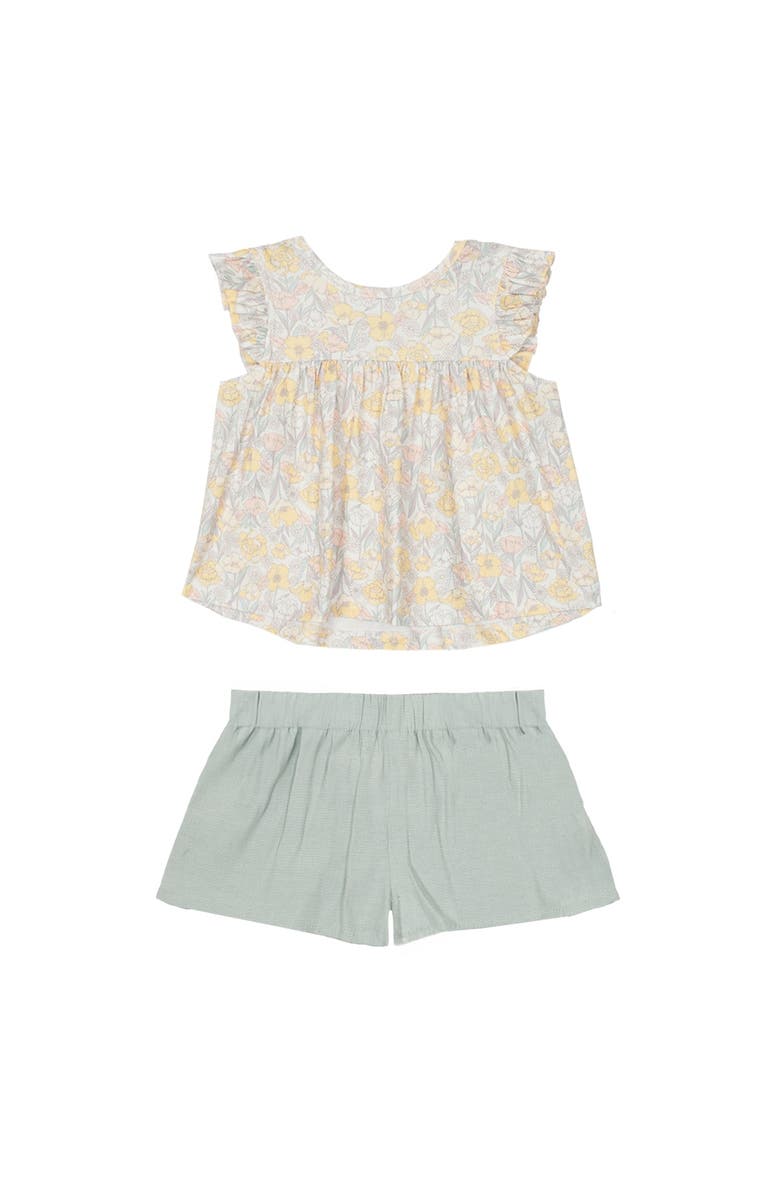 Mabel + Honey Mila Two Piece Set, Main, color, Yellow