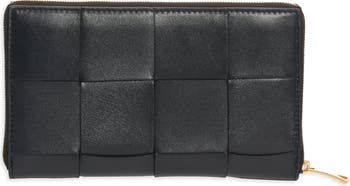 Bottega Veneta★素敵！Leather Continental Wallet Bottega Veneta Metallic Gold Continental Wallet – Couture