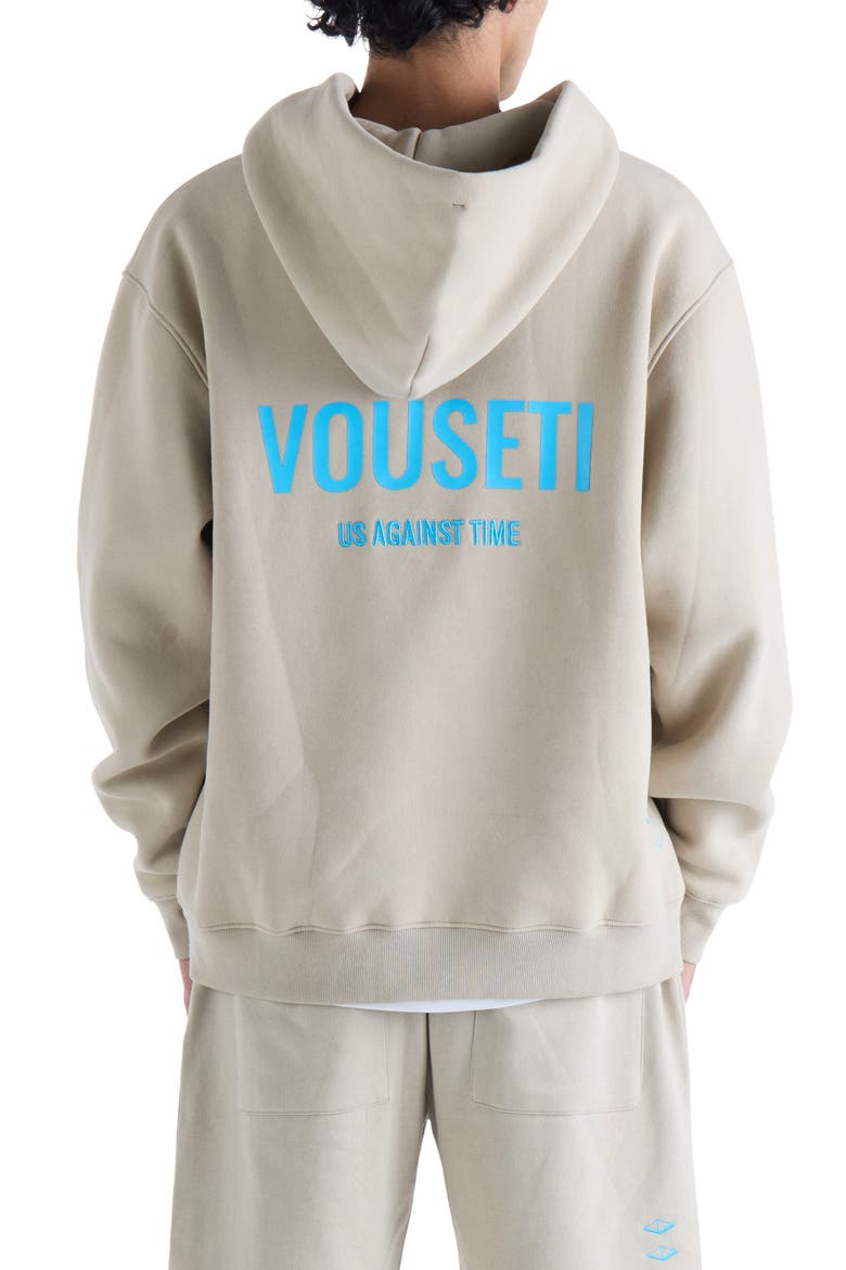 Us Against Time Pullover Hoodie, Alternate, color, SMOKEY GREY
